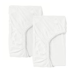 La Bebe™ I-Soft Sheet Art.501.139.38 White  fitted sheet 120x60 cm