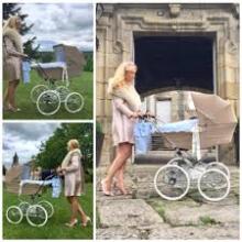 Arrue Elegance Paris Art.240314 Children's exclusive, classic stroller 2 in 1