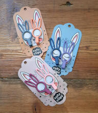 Cuty Clips Bunny  Art.CL0020 Oriģinālas matu spradzīte 2gb