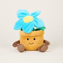 Warmies - Blue Flower Pot (regular size)