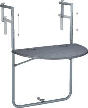 Relaxdays Folding Balcony Hanging Table Art.240629 saliekams balkona piekaramais galdiņš
