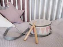 JaBaDaBaDo Drum Art.M14087 Pink  Mūzikālā attīstošā rotaļlieta Bungas