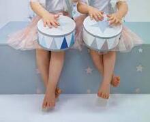 JaBaDaBaDo Drum Art.M14087 Pink  Mūzikālā attīstošā rotaļlieta Bungas