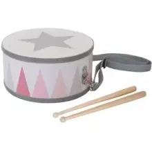 JaBaDaBaDo Drum Art.M14087 Pink  Mūzikālā attīstošā rotaļlieta Bungas