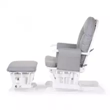 Mendler Relaxing Rocking Chair Art.HWC-C76 Velvet Grey  Šūpuļkrēsls