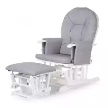 Mendler Relaxing Rocking Chair Art.HWC-C76 Velvet Grey  Šūpuļkrēsls