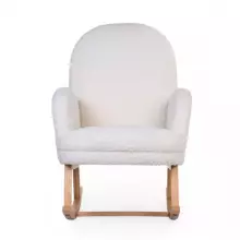 Childhome Rocking Chair Art.BB65182 Teddy Of White  Кресло-качалка для кормления