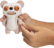 Fuggler Figure Teddy Bear Nightmare Beige – Funny Ugly Monster Plush Toy with Human-Like Teeth 11cm