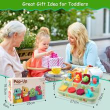 Leadstar Baby Toy Motor Skills Toy Art.241232 Развивающий центр Прячемся в домике