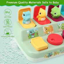 Leadstar Baby Toy Motor Skills Toy Art.241232 Развивающий центр Прячемся в домике