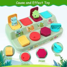 Leadstar Baby Toy Motor Skills Toy Art.241232 Развивающий центр Прячемся в домике