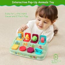 Leadstar Baby Toy Motor Skills Toy Art.241232 Развивающий центр Прячемся в домике