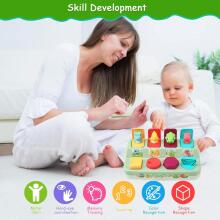 Leadstar Baby Toy Motor Skills Toy Art.241232 Развивающий центр Прячемся в домике