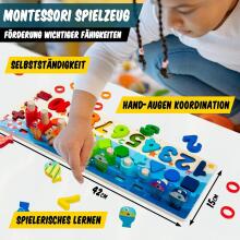 Faerly® Montessori Toy Magnetic Fishing Game  Art.241379   Деревянный пазл Монтессори