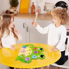 Generisch Magnetic Fishing Games Frog Art.241387 Koka puzle ar magnētiem Vardīte