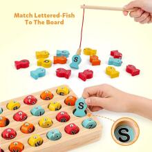 Coogam Wooden Magnetic Fishing Game  Art.241409 Деревянный пазл/рыбалка с магнитами