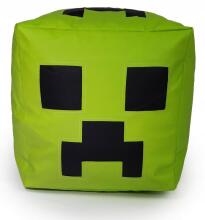 Qubo™ The Cube 50 Minecraft Art.241479 Apple Sēžammaiss, Puffs, Mīkstais bean bags