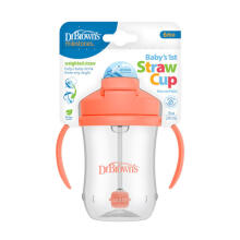 TC91103 CUP FIRST STRAW 270 ML CORAL 6+