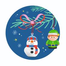 Magic Moments SF - Antistress soft winter friends. 8 assorted