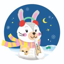 Magic Moments SF - Lip balm Reindeer 4g. 4 assorted