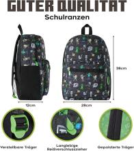 Minecraft Backpack Art.242213  Детский рюкзак
