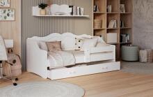AJK Lili 1608 Art.241948 White подростковая кровать 160x80см