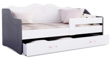 AJK Lili 1608 Art.241948 White подростковая кровать 160x80см