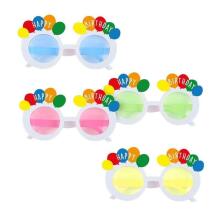 Birthday Fun - ‘Happy Birthday’ glasses, 4 assorted