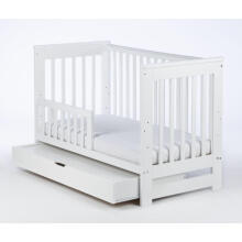 Drewex Ive Art.242308 White  Детская кроватка с ящиком 120x60см
