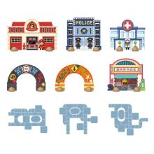 Crazy motors - Giant puzzle - City Circuit - 26 pcs