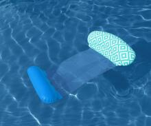 BESTWAY 43555 Mesh Swimming Chair-Deckchair Blue 1.45x87