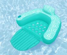 BESTWAY 43719 Swimming lounger with backrest Mint 1.45x1.2