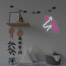 Manta SNL101WH Style Neon Lights Unicorn white-pink