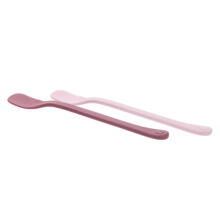 A0692 SET OF FLAT SPOONS 2PCS PINK