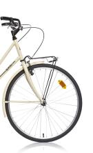 Women's bicycle 26'' OLANDA, cream color