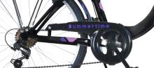Women's bicycle 26'' SUMMERTIME, black/pink