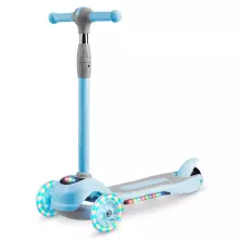Ricokids Scooter Led Art.765003 Blue Bērnu skūteris augstāka kvalitāte ar gaismas effektiem