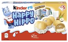 Kinder Happy Hippo Art.243678 Chocolate milk cookies 5 pcs. 103.5 g