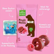 Bear Fruit Rolls  Art.243681  Фруктовые рулеты со вкусом малины , 20 г