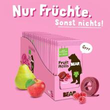 Bear Fruit Rolls  Art.243681  Фруктовые рулеты со вкусом малины , 20 г