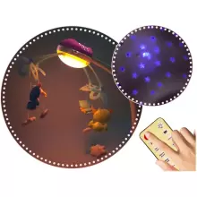Ricokids Musical Mobile Art.RK-813 Pink Muzikālais karuselis ar projektoru