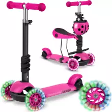 Ricokids Buggy Art.243744 Pink  Трехколесный самокат