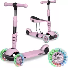 Ricokids Cubi Art.243745 Pink  Bērnu trīsriteņu skrejritenis 2 vienā
