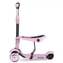 Ricokids Cubi Art.243745 Pink  Bērnu trīsriteņu skrejritenis 2 vienā