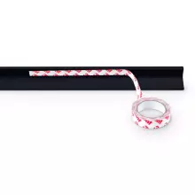Ricokids Foam Tape Art.798701 Black  Aizsardzība uz leņķiem