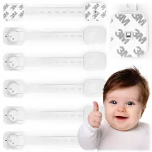 Ricokids Strap Lock Art.798200  Skapja,/ledusskapja atvilktnes aizsardzība,6 gab
