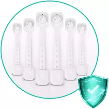 Ricokids Strap Lock Art.798200  Skapja,/ledusskapja atvilktnes aizsardzība,6 gab
