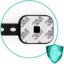 Ricokids Strap Lock Art.7798202 Black  Skapja,/ledusskapja atvilktnes aizsardzība,6 gab