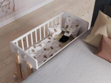 Baby Crib Club Leto 6 in 1 Art.243802  Деревянная детская колыбель 90x40см