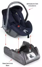 Cam Area Zero Plus Art.S138-760 Autokrēsls 0-13kg